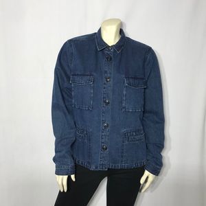 J. Crew Cargo Style Denim Jacket
